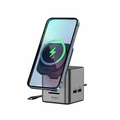 Wiwu W025 Cube Hub 9 in 1 USB-C Docking