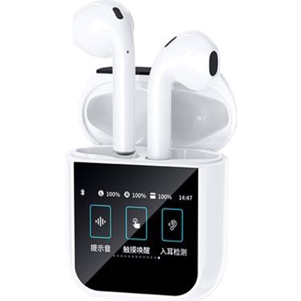 Wiwu Airbuds T24 Dokunmatik LCD Ekranlı Bluetooth Kulaklık