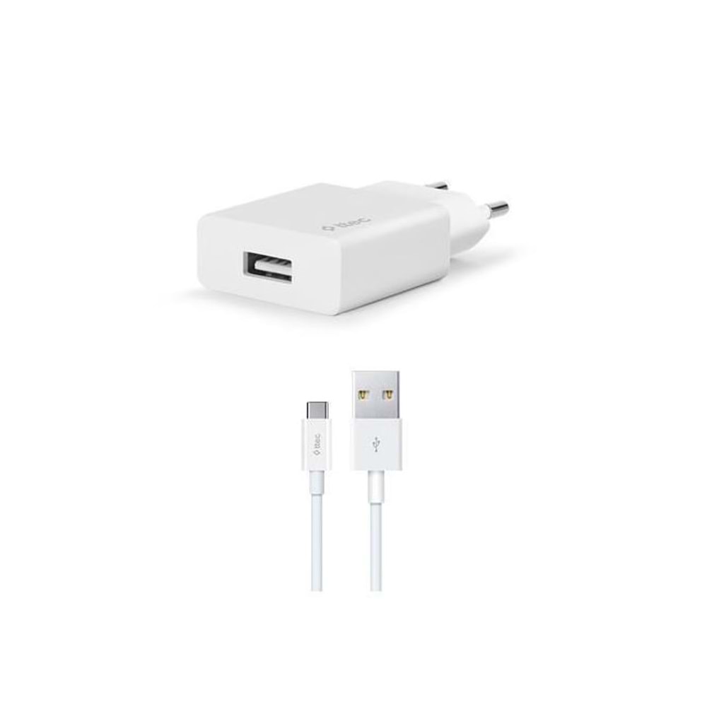 Ttec Smart Charger 2SCS20CB Usb-A to Type-C Şarj Seti Beyaz
