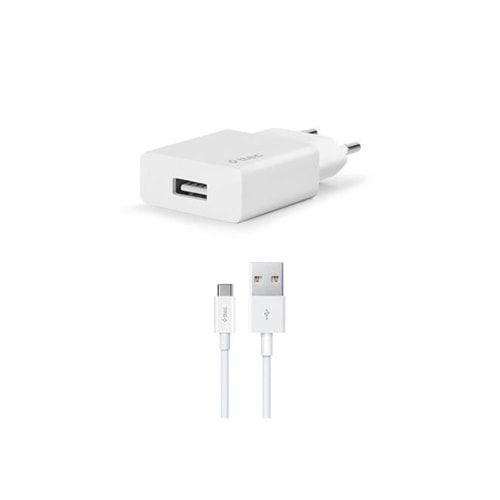Ttec Smart Charger 2SCS20CB Usb-A to Type-C Şarj Seti Beyaz