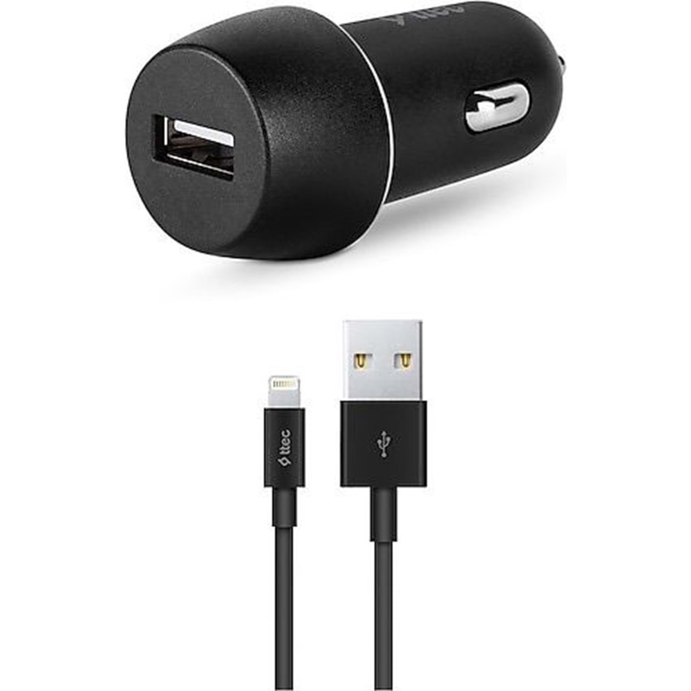 Ttec 2CKS20LS Usb-A in Car Charger + Lightning Kablo Seti