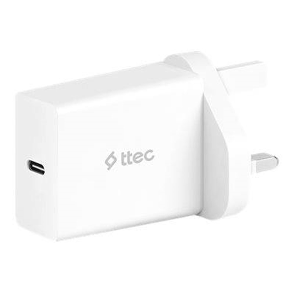 Ttec 2SCS22B-UK SmartCharger Pro Type-C UK Adaptör