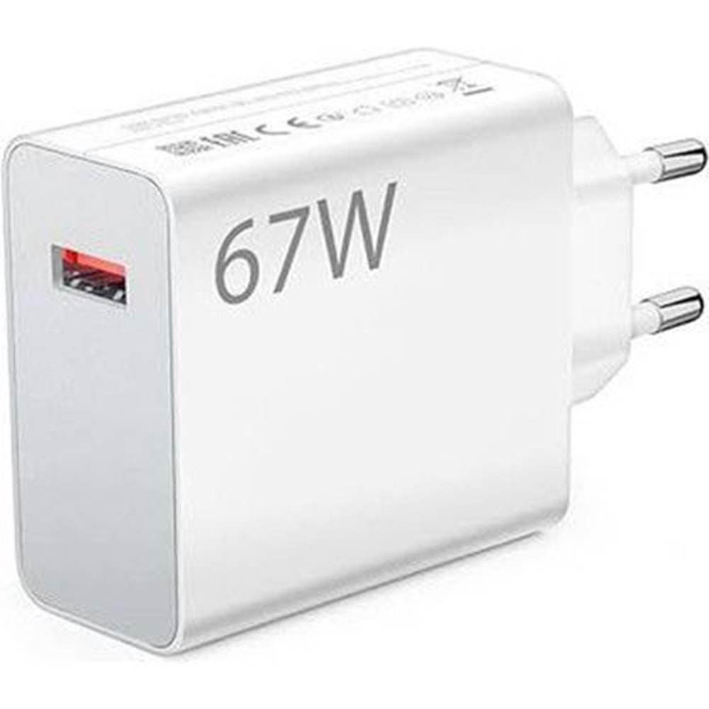Xiaomi 67W USB-A Şarj Adaptörü Beyaz