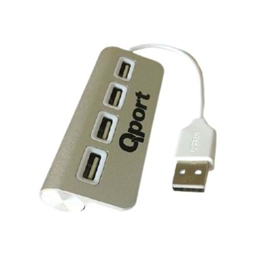 Qport Q-C24 4 Port USB 2.0 Çoklayıcı