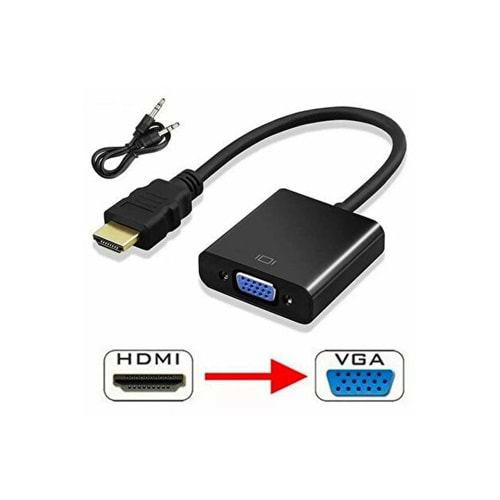 Concord C-554 Hdmi to Vga Çevirici Dönüştürücü + Ses
