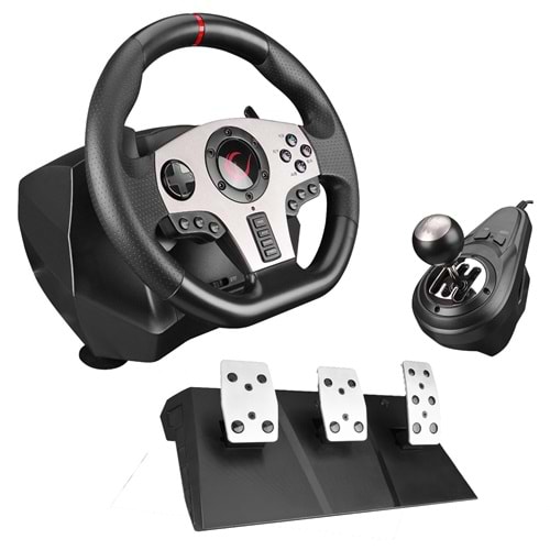 Rampage V902 PS3/PS4/PC/XBOXONE/XBOX360 /SWITCH 3 Pedallı -El Vitesli Gaming Oyuncu Direksiyonu