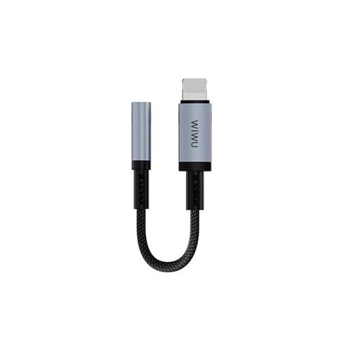 Wiwu Wi-C047 Legend Serisi Lightning - 3.5mm Aux Ses Dönüştürücü Adaptör