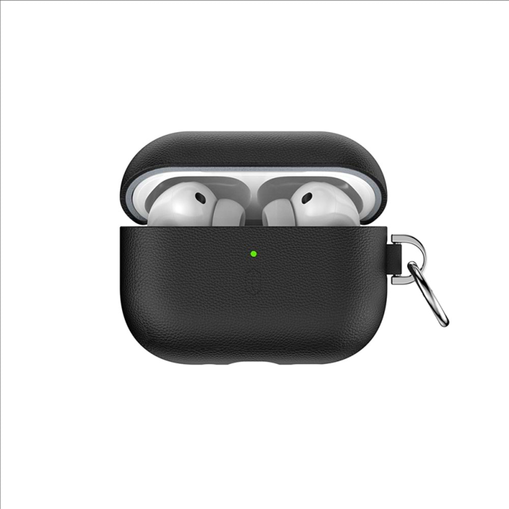 Wiwu Apple AirPods Pro 3 HC-201 Parmak İzi Bırakmayan Deri Kılıf