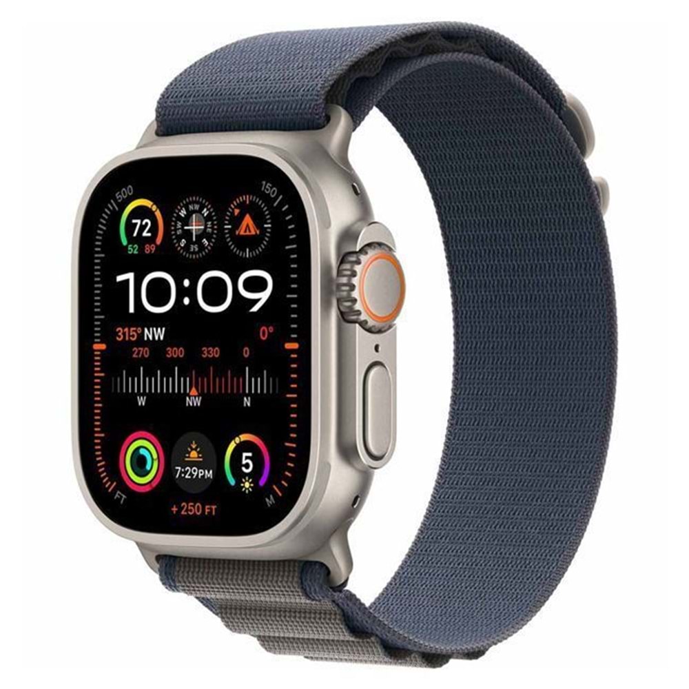 Wiwu Alpine Naylon Kayış Mavi Apple Watch 44/45/46/49mm