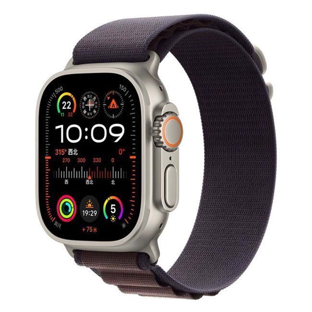 Wiwu Alpine Naylon Kayış İndigo Apple Watch 44/45/46/49mm