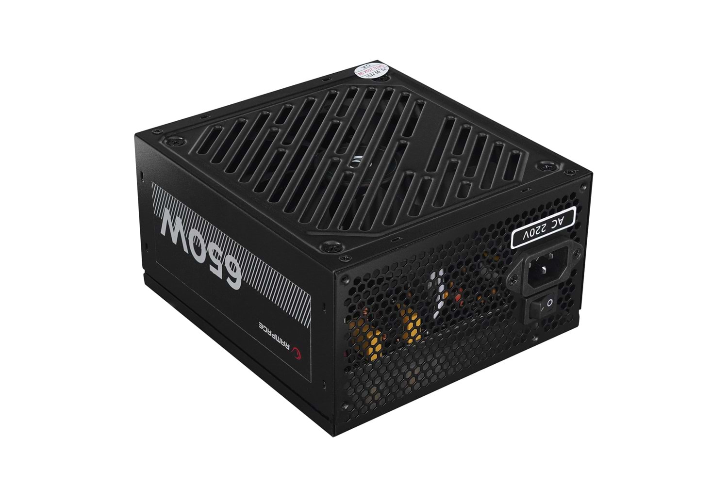 Rampage RMP-650-80PB 650W 14cm Siyah Fan 80 Plus Bronze Aktif PFC Power Supply