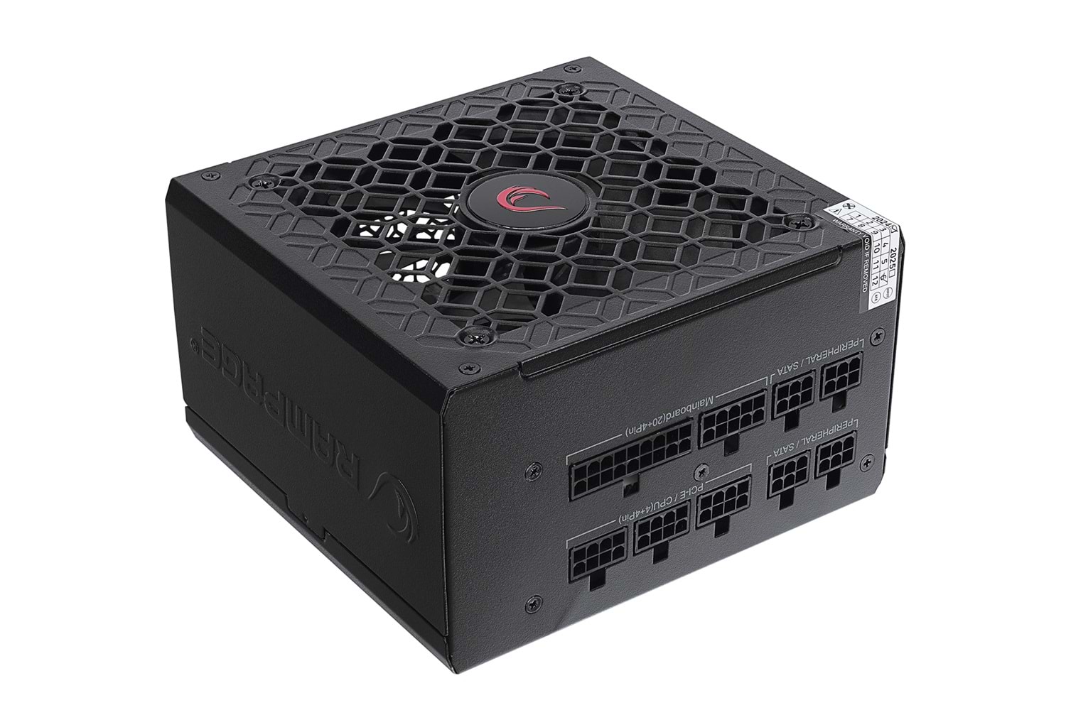 Rampage MATE M750-80PB 750W 12cm Fan Full Modular 80 Plus Bronze Aktif PFC Siyah Power Supply