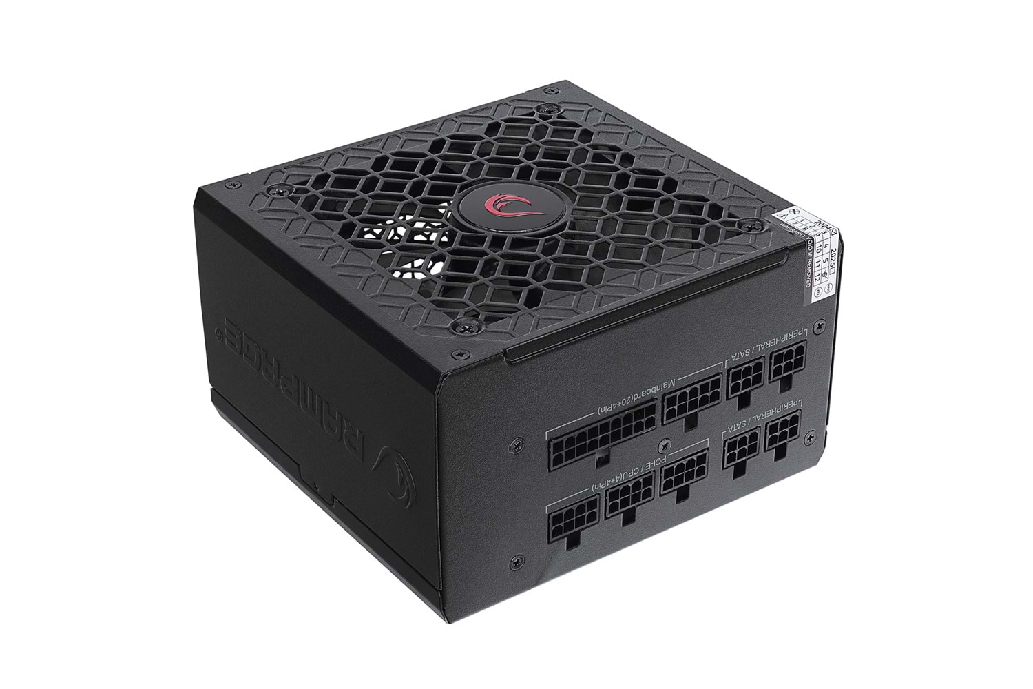 Rampage MATE M650-80PB 650W 12cm Fan Full Modular 80 Plus Bronze Aktif PFC Siyah Power Supply