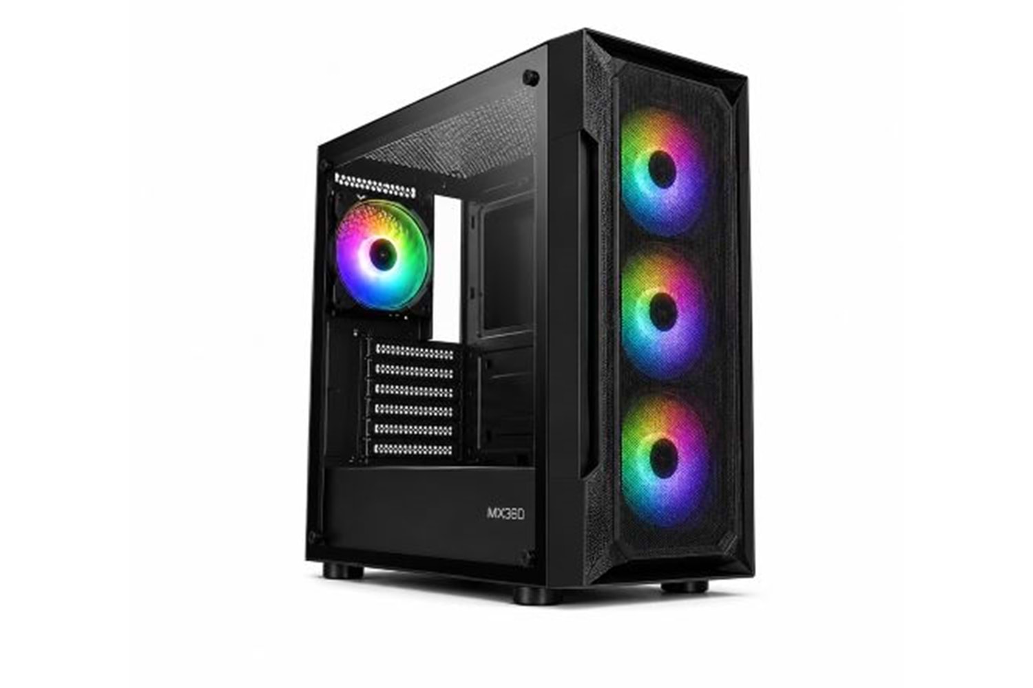 Cougar MX360 RGB Gaming Kasa Temperli Cam RGB Fanlı Oyuncu Kasası