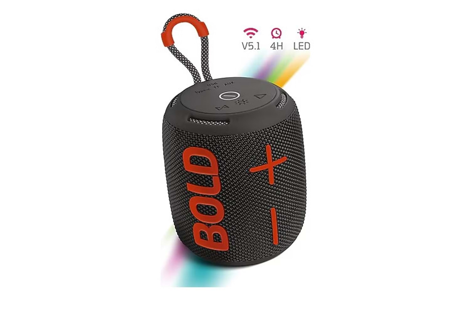 Powerway Bold Siyah Bluetooth Hoparlör