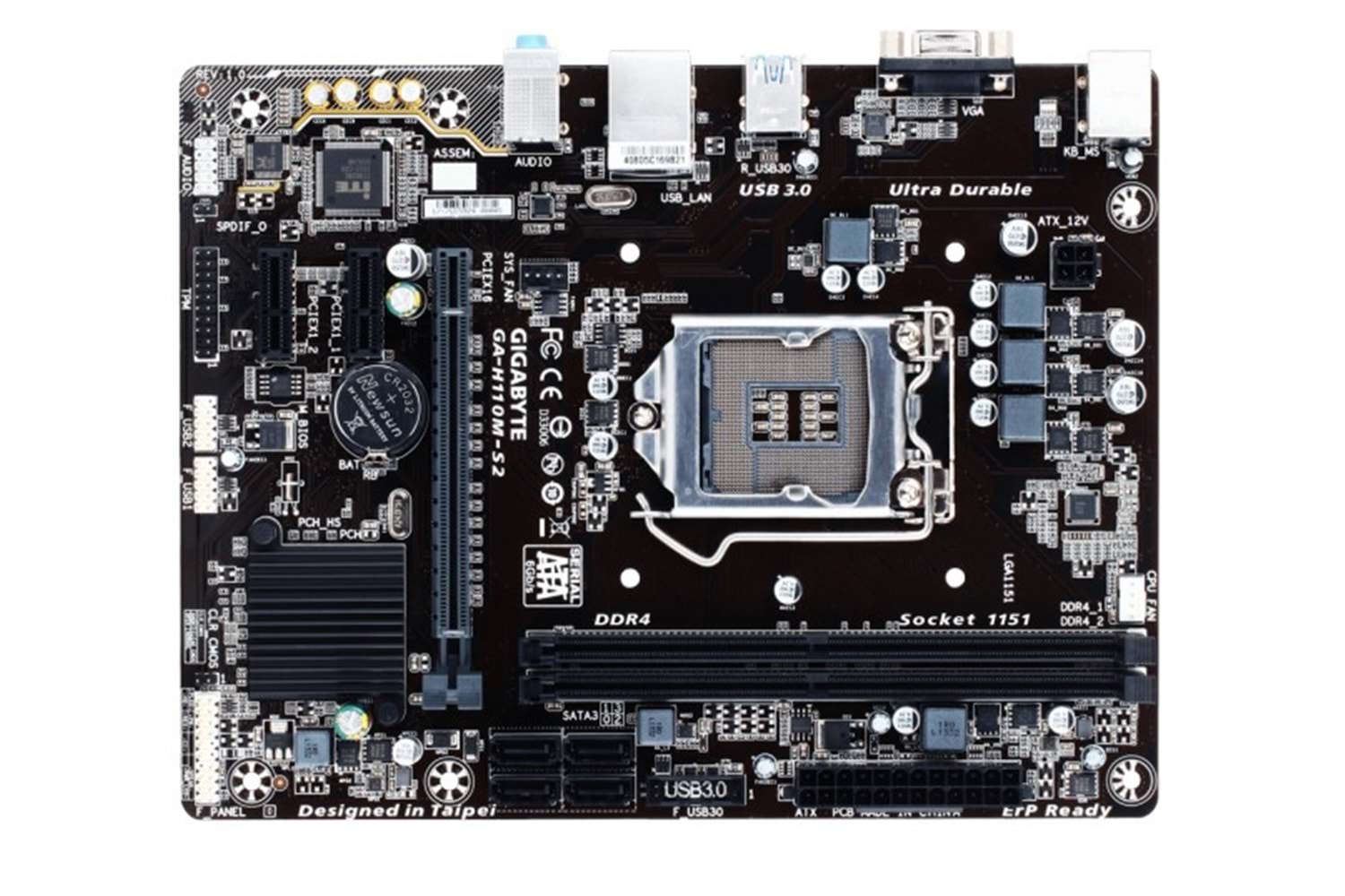 Gigabyte GA-H110M-S2 LGA 1151 Soket Anakart