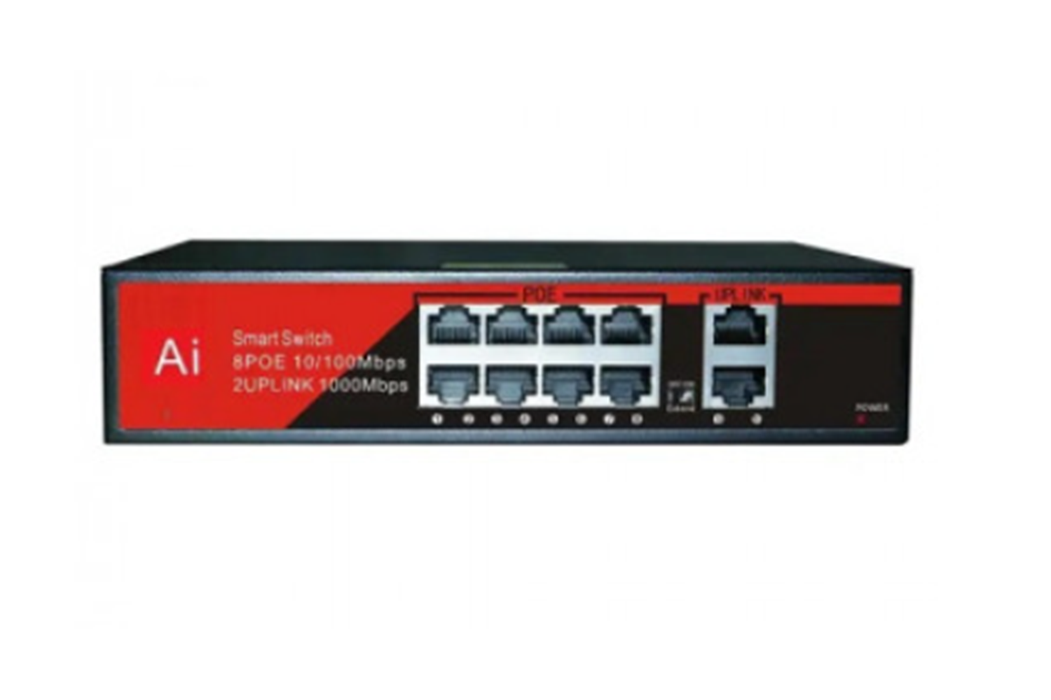 EZCOOL 8 PORT 8xFE+2xGE GIGABIT 120W POE SWİTCH